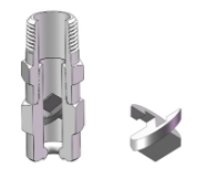 Wide angle round patter full cone nozzle