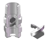 Standard angel square full cone nozzle