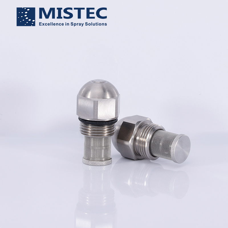 High and low pressure fine atomizing nozzle