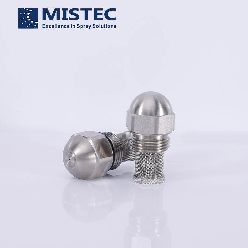 High and low pressure fine atomizing nozzle