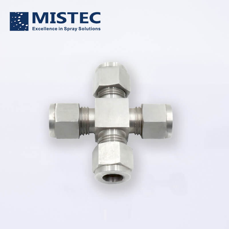 4 Way Connecting Adapter Clamp Ferrule Pipe Connector Fittings With 304 Stainless