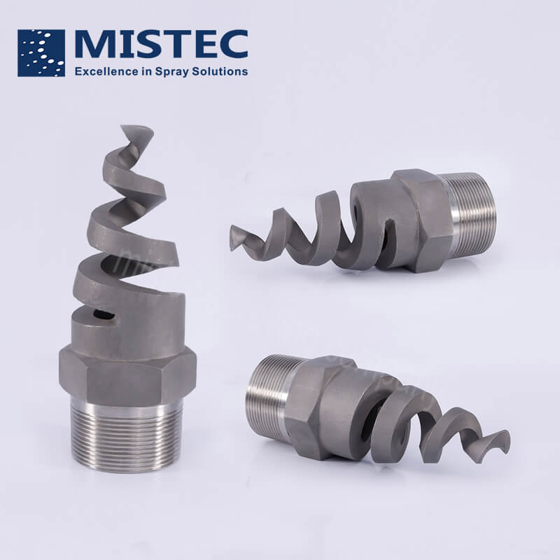 Spiral Jet Nozzle Stainless Steel Spiral Cone Atomization Nozzle Spray Sprinkler Head Garden