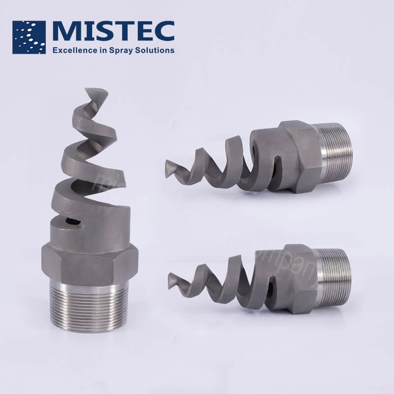 Spiral Jet Nozzle Stainless Steel Spiral Cone Atomization Nozzle Spray Sprinkler Head Garden