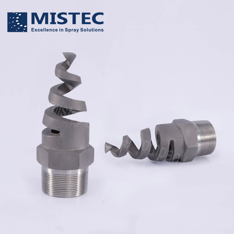 Stainless Steel Full Cone Spiral Spray Nozzles - SPJT Series Full Cone