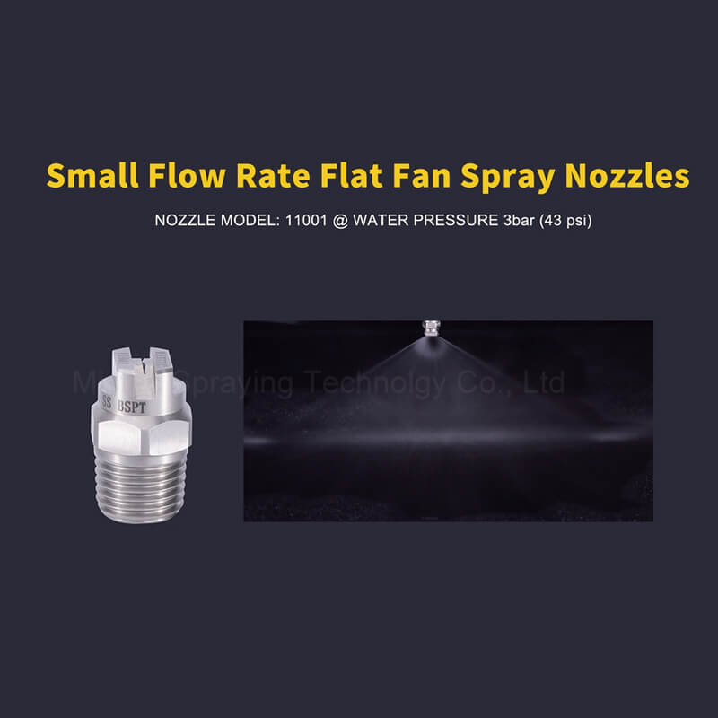 110 degree spray flat fan spray