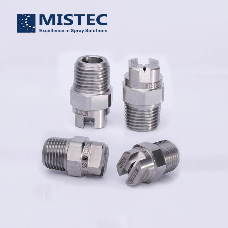1/2 inch thread flat fan tips