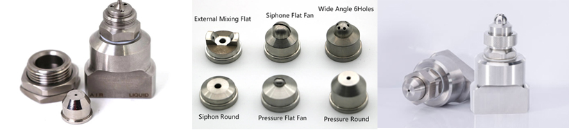 1/4 inch npt bspt air atomizing nozzle