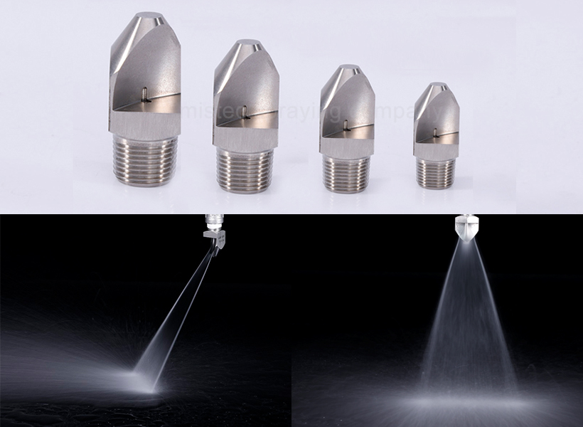 guld atomar pels Different types of flat fan nozzle design features