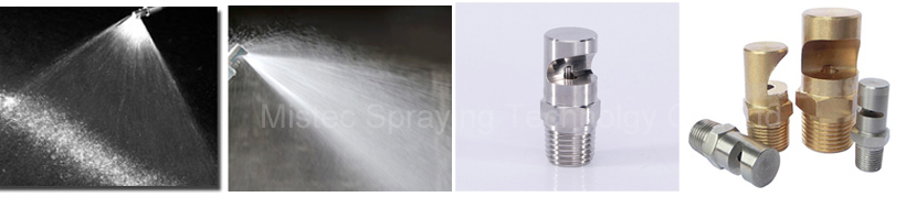 wide angle flat fan spray nozzle