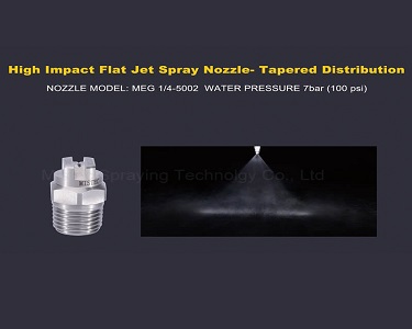 Application scenarios of flat fan nozzle with different flow rates