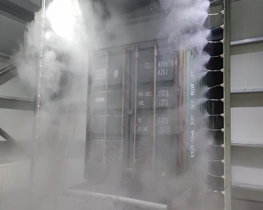 Is the cleaning efficiency of high-pressure atomizing spray system related to water pressure?
