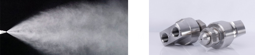 effectiveness of high pressure atomizing
