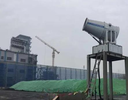 What are the advantages of the dust and fog removal machine used in the construction?