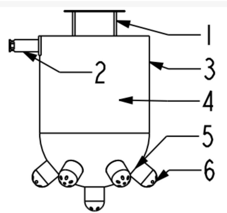 the nozzle head of perfluorohexanone fire extinguishing