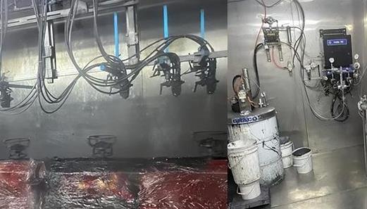 spraying methods of water based coatings