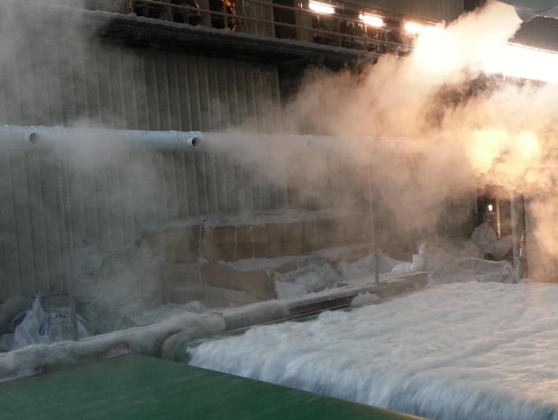 textile atomizing humidification